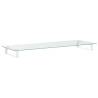 Monitor Stand White 100x35x8 cm - Stylish & Ergonomic Design