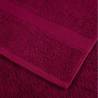 12 Piece Premium Towel Set SOLUND Bordeaux - 600 GSM Softness