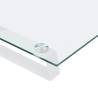 Monitor Stand White 100x35x8 cm - Stylish & Ergonomic Design