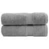  Premium Hand Towels SOLUND 2pcs Grey 50x100cm 600gsm Colour grey Size 50 x 100 cm Quantity in Package 2 