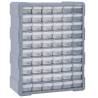 Multi-drawer Organiser with 60 Drawers 38x16x47.5 cm Colour grey Size 60 drawers Quantity in Package 1 Amount 