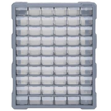 Multi-Drawer Organiser - 60 Drawers | Hipomarket UK