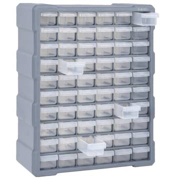 Multi-Drawer Organiser - 60 Drawers | Hipomarket UK