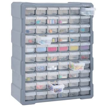 Multi-Drawer Organiser - 60 Drawers | Hipomarket UK