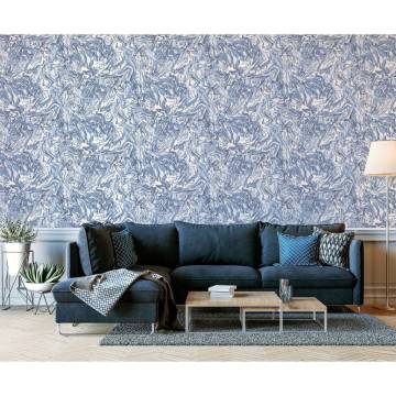 DUTCH WALLCOVERINGS Liquid Marble Wallpaper - Blue