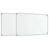 Transparent Kitchen Backsplashes - 2 pcs Tempered Glass | HipoMarket