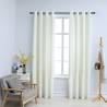 Blackout Curtains with Rings 2 pcs Velvet Cream 140x245 cm Colour cream Size 140 x 245 cm Quantity in Package 2 