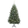 Artificial Hinged Christmas Tree 270 cm with 300 LEDs & Ball Set