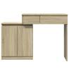 Dressing Table with LED Sonoma Oak - Stylish & Functional