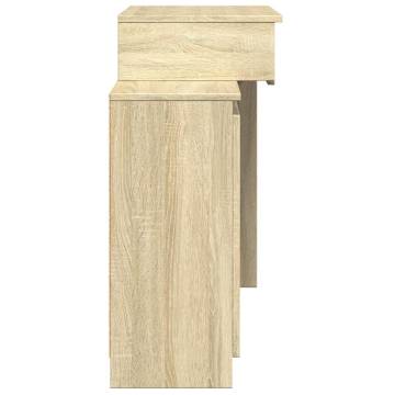 Dressing Table with LED Sonoma Oak - Stylish & Functional