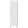 Sonoma Oak Refrigerator Cabinet - Stylish Storage Solution