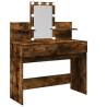 Dressing Table with LED Smoked Oak - Stylish & Functional