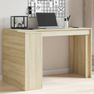 Stylish Office Desk Sonoma Oak - 123.5x73.5 cm | Hipomarket