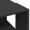 Stylish Black Coffee Table - 89.5x48x30 cm Engineered Wood