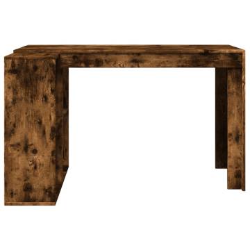 Stylish Smoked Oak Office Desk - 123.5x73.5 cm | HipoMarket