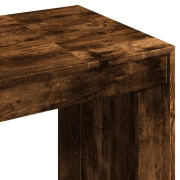 Stylish Smoked Oak Office Desk - 123.5x73.5 cm | HipoMarket