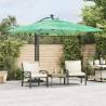 Garden Parasol with Steel Pole - Green 269x269 cm | HipoMarket