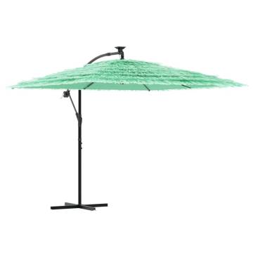 Garden Parasol with Steel Pole - Green 269x269 cm | HipoMarket