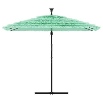 Garden Parasol with Steel Pole - Green 269x269 cm | HipoMarket