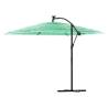 Garden Parasol with Steel Pole - Green 269x269 cm | HipoMarket