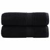  Premium Guest Towels SOLUND 2 pcs Black 30x50 cm 600 gsm Colour black Size 30 x 50 cm Quantity in Package 2 