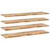 Floating Shelves 4 pcs - Solid Acacia Wood - 160x40x2 cm