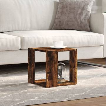 Coffee Table Smoked Oak 32x32x30 cm - Stylish & Durable