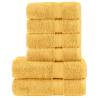  6 Piece Premium Towel Set SOLUND Gold 600 gsm Colour gold Quantity in Package 1 