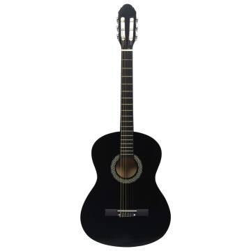 Beginner Black Classical Guitar 39" | HipoMarket