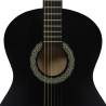 Beginner Black Classical Guitar 39" | HipoMarket