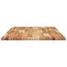 Table Top Rectangular Solid Wood Acacia - 140x60 cm