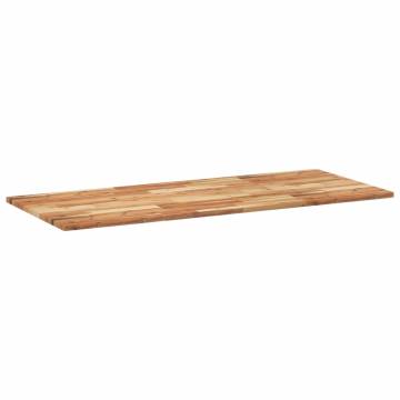 Table Top Rectangular Solid Wood Acacia - 140x60 cm