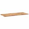 Table Top Rectangular Solid Wood Acacia - 140x60 cm