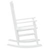 Comfortable White Wooden Rocking Chairs for Children - 2 pcs