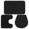 Bathroom Mat Set 3 Pieces Fabric Anthracite Colour anthracite Quantity in Package 1 