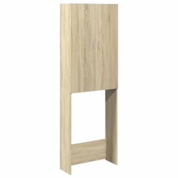 Washing Machine Cabinet Sonoma Oak - 64x25.5x190 cm | HipoMarket