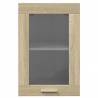 Hanging Glass Cabinet Sonoma Oak - Stylish Kitchen Storage