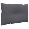 Comfortable Anthracite Pallet Cushions - 3 pcs Set