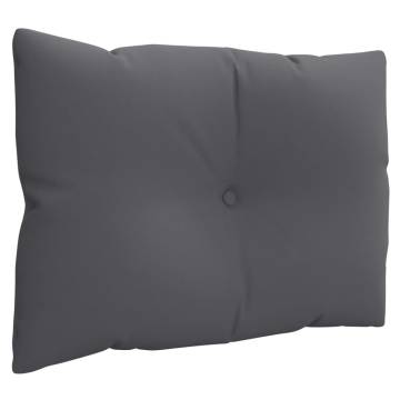 Comfortable Anthracite Pallet Cushions - 3 pcs Set