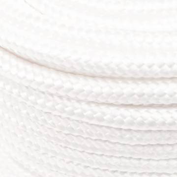 Boat Rope Full White 12mm 100m - Durable Polypropylene