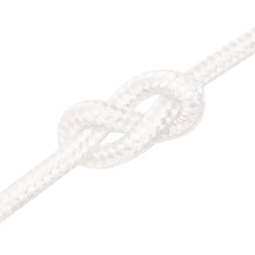 Boat Rope Full White 12mm 100m - Durable Polypropylene