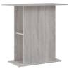 Aquarium Stand Grey Sonoma - Durable Engineered Wood 75x36x72.5cm