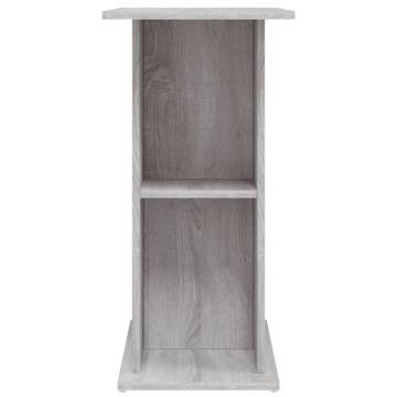 Aquarium Stand Grey Sonoma - Durable Engineered Wood 75x36x72.5cm