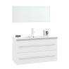 Stylish 3 Piece Bathroom Furniture Set in White