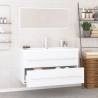 Stylish 3 Piece Bathroom Furniture Set in White