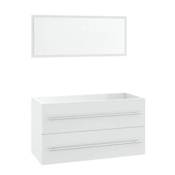 Stylish 3 Piece Bathroom Furniture Set in White