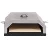 Pizza Oven with Ceramic Stone for Gas & Charcoal BBQ