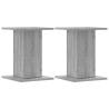 Plant Stands 2 pcs Grey Sonoma - Engineered Wood | Hipomarket