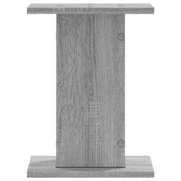 Plant Stands 2 pcs Grey Sonoma - Engineered Wood | Hipomarket