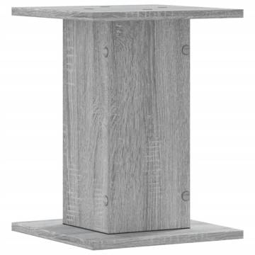 Plant Stands 2 pcs Grey Sonoma - Engineered Wood | Hipomarket